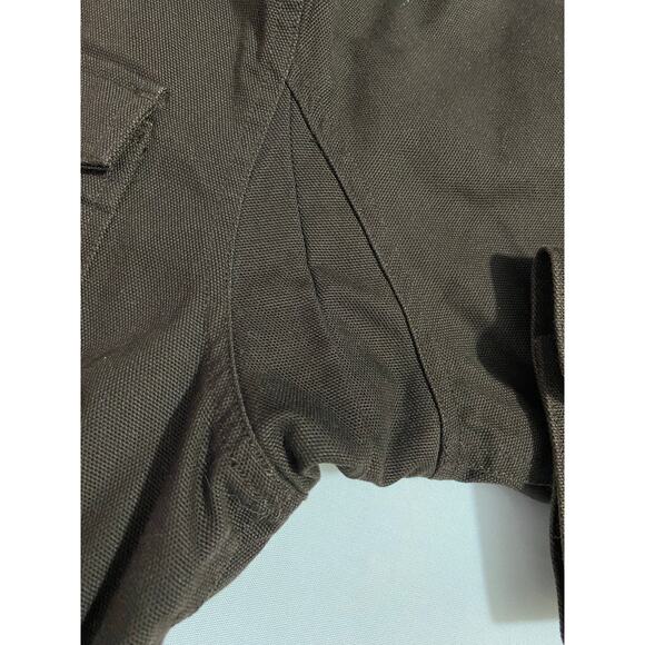 Duluth Trading Co Canvas Coat – Men’s 2XL Tall, Brown Flannel-Lined Workwear - Picture 12 of 12